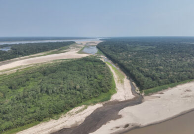 Los sedimentos también están secando el río Amazonas